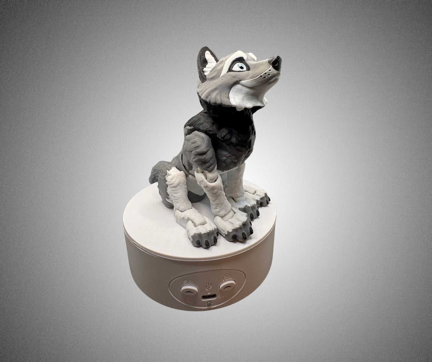 Articulated 3D Printed Wolf – Flexi Fidget Companion