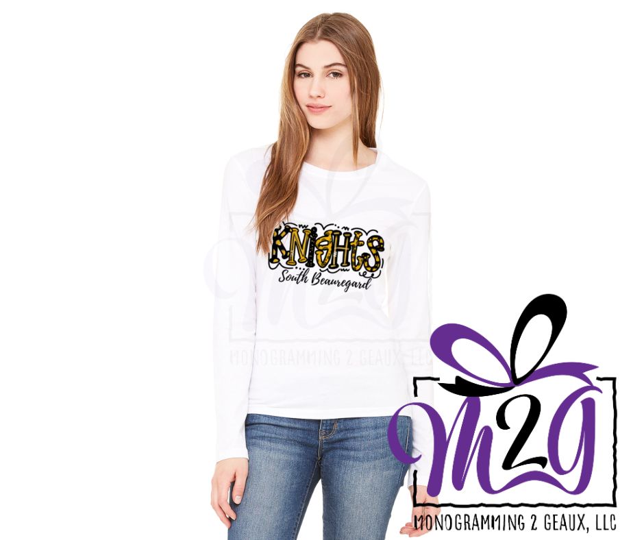 Knights in Black & Gold  T-shirt or Sweatshirt