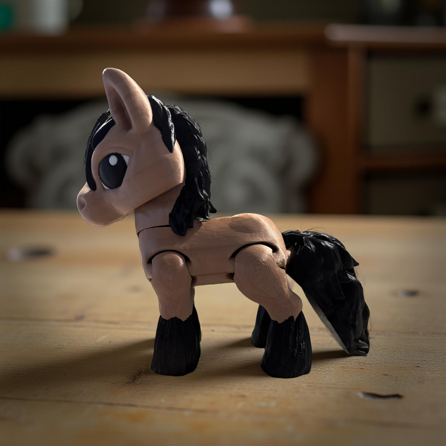 Horse or Jumbo Horse Articulated 3D Printed